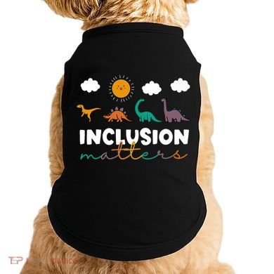 Cute TRex Dinosaur Inclusion Teacher Matters Special Education Gift Doggie Tank