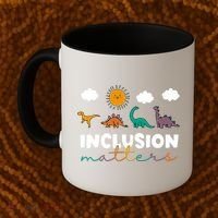 Cute TRex Dinosaur Inclusion Teacher Matters Special Education Gift Coffee Mug thumb 2