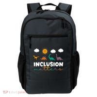 Cute TRex Dinosaur Inclusion Teacher Matters Special Education Gift Backpack thumb 0