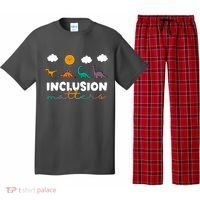Cute TRex Dinosaur Inclusion Teacher Matters Special Education Gift Pajama Set thumb 0