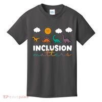 Cute TRex Dinosaur Inclusion Teacher Matters Special Education Gift Kids T-Shirt thumb 0