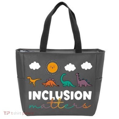 Cute TRex Dinosaur Inclusion Teacher Matters Special Education Gift Tote Bag