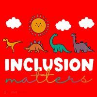Cute TRex Dinosaur Inclusion Teacher Matters Special Education Gift Santa Hat thumb 1