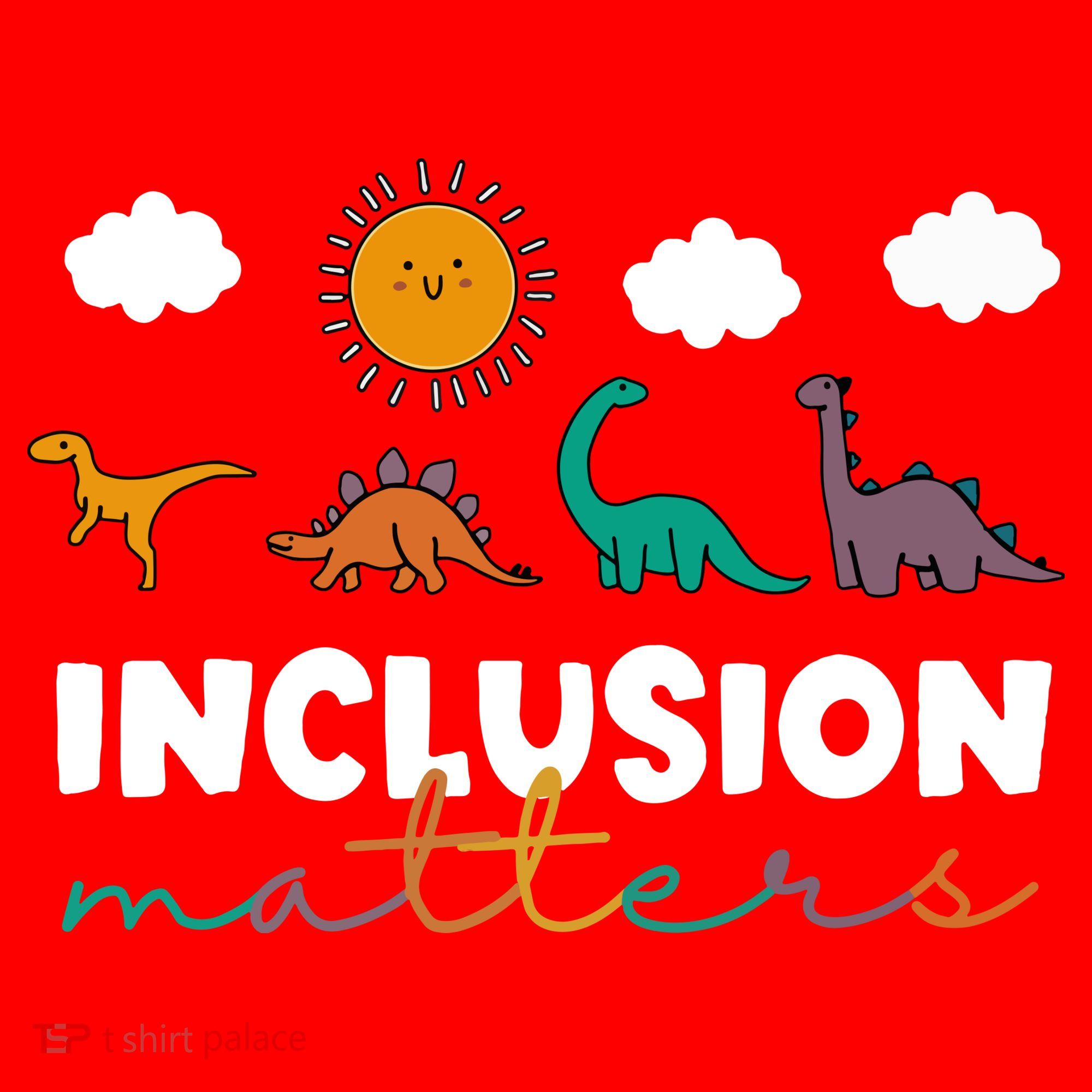 Cute TRex Dinosaur Inclusion Teacher Matters Special Education Gift Santa Hat