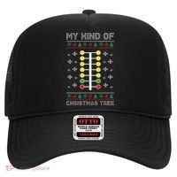 Christmas Tree Drag Racing Xmas Gift Hat thumb 0