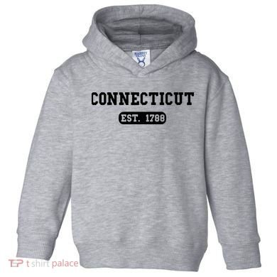 Connecticut Throwback Design Classic Toddler Hoodie