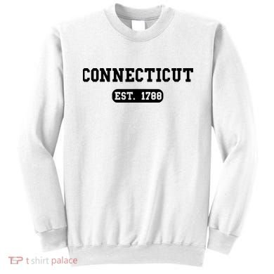 Connecticut Throwback Design Classic Sweatshirt