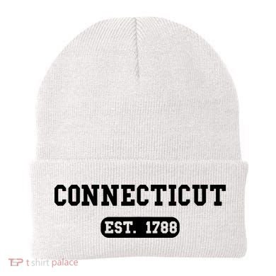 Connecticut Throwback Design Classic Beanie