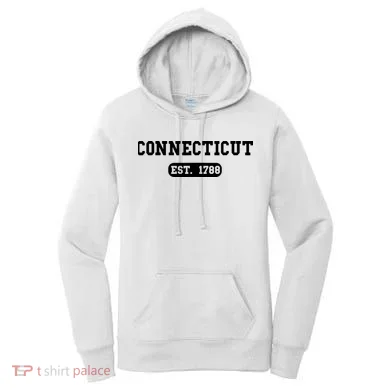 Connecticut Throwback Design Classic Women's Hoodie