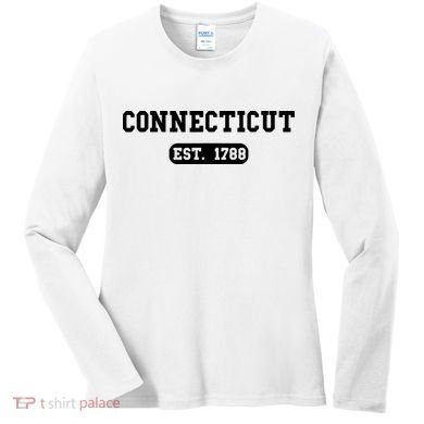 Connecticut Throwback Design Classic Women's Long Sleeve Shirt