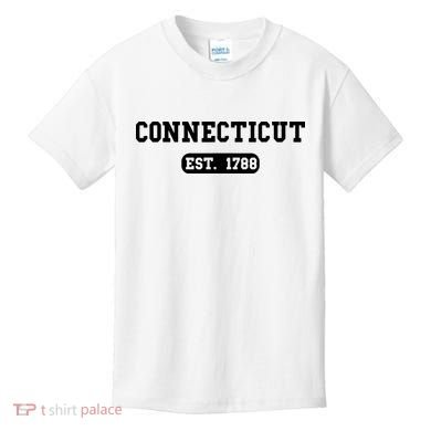 Connecticut Throwback Design Classic Kids T-Shirt