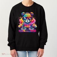 Cartoon Teddy Dj Women's Sweatshirt thumb 0