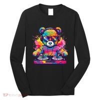 Cartoon Teddy Dj Long Sleeve Shirt thumb 0