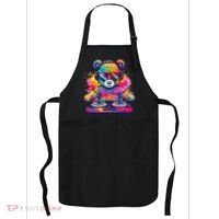 Cartoon Teddy Dj Apron thumb 0