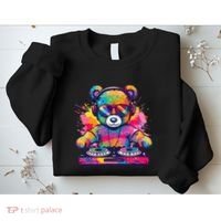 Cartoon Teddy Dj Sweatshirt thumb 2