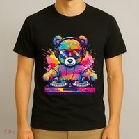 Cartoon Teddy Dj T-Shirt thumb 3
