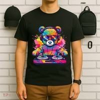 Cartoon Teddy Dj T-Shirt thumb 6