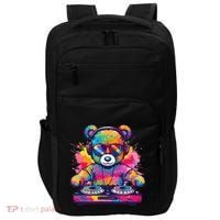 Cartoon Teddy Dj Impact Tech Backpack thumb 0