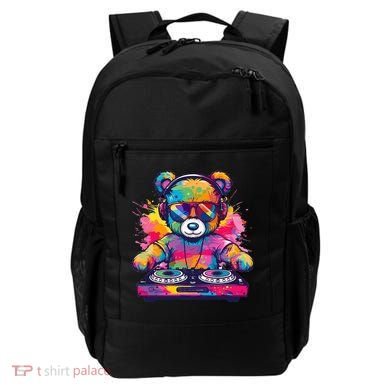 Cartoon Teddy Dj Backpack