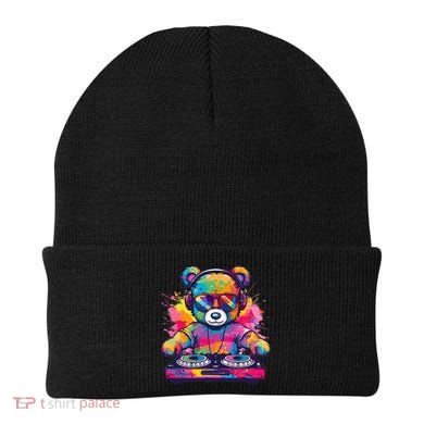 Cartoon Teddy Dj Beanie
