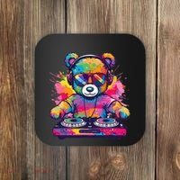 Cartoon Teddy Dj Coaster thumb 0