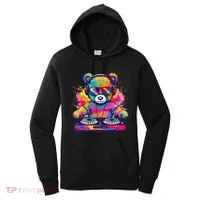 Cartoon Teddy Dj Women's Hoodie thumb 0