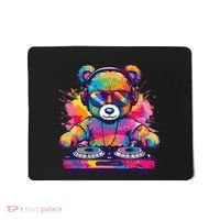 Cartoon Teddy Dj Mousepad thumb 0