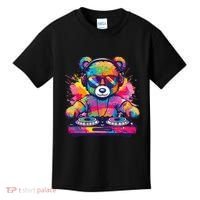 Cartoon Teddy Dj Kids T-Shirt thumb 0