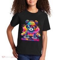 Cartoon Teddy Dj Kids T-Shirt thumb 2