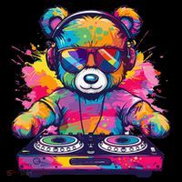 Cartoon Teddy Dj Kids T-Shirt thumb 4