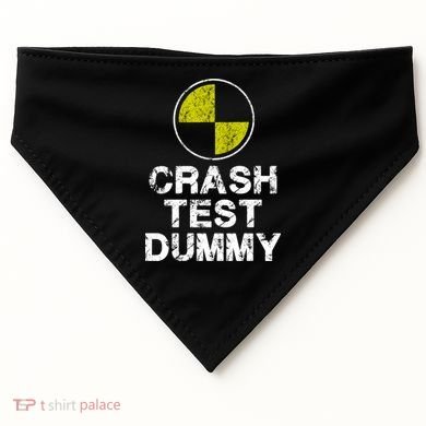 Crash Test Dummy USA-Made Doggie Bandana