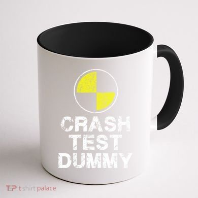Crash Test Dummy Coffee Mug back