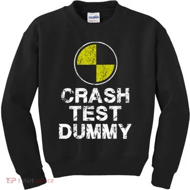 Crash Test Dummy Kids Sweatshirt