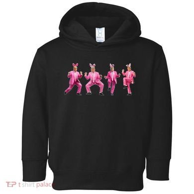 Cute Trump Dance Easter Day Bunny Funny Trump Easter Day Toddler Hoodie