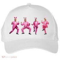 Cute Trump Dance Easter Day Bunny Funny Trump Easter Day Five-Panel Snapback Cap thumb 0