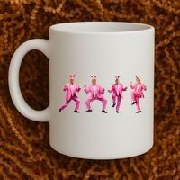 Cute Trump Dance Easter Day Bunny Funny Trump Easter Day Coffee Mug thumb 2