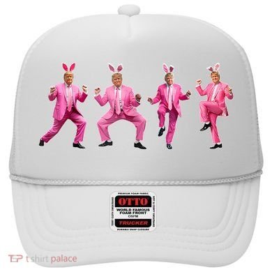 Cute Trump Dance Easter Day Bunny Funny Trump Easter Day Hat