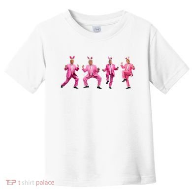 Cute Trump Dance Easter Day Bunny Funny Trump Easter Day Toddler T-Shirt