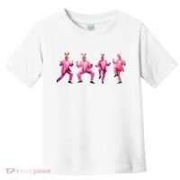 Cute Trump Dance Easter Day Bunny Funny Trump Easter Day Toddler T-Shirt thumb 0
