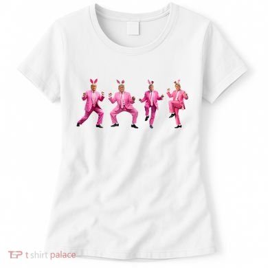 Cute Trump Dance Easter Day Bunny Funny Trump Easter Day Women's T-Shirt