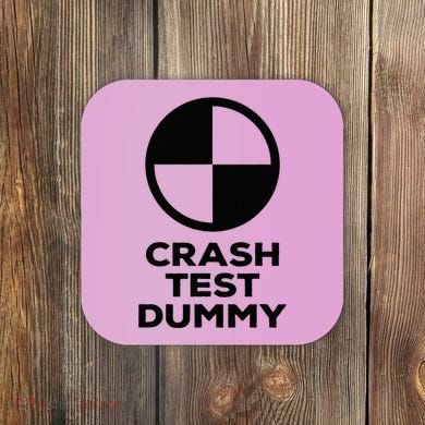 Crash Test Dummy Crash Test Dummy Costume Coaster