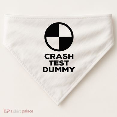 Crash Test Dummy Crash Test Dummy Costume USA-Made Doggie Bandana