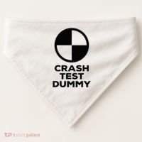 Crash Test Dummy Crash Test Dummy Costume USA-Made Doggie Bandana thumb 0