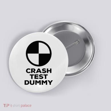 Crash Test Dummy Crash Test Dummy Costume Button