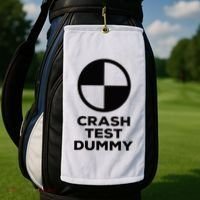 Crash Test Dummy Crash Test Dummy Costume Golf Towel thumb 2