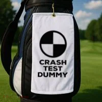 Crash Test Dummy Crash Test Dummy Costume Golf Towel thumb 2