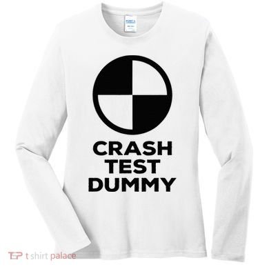 Crash Test Dummy Crash Test Dummy Costume Women's Long Sleeve Shirt