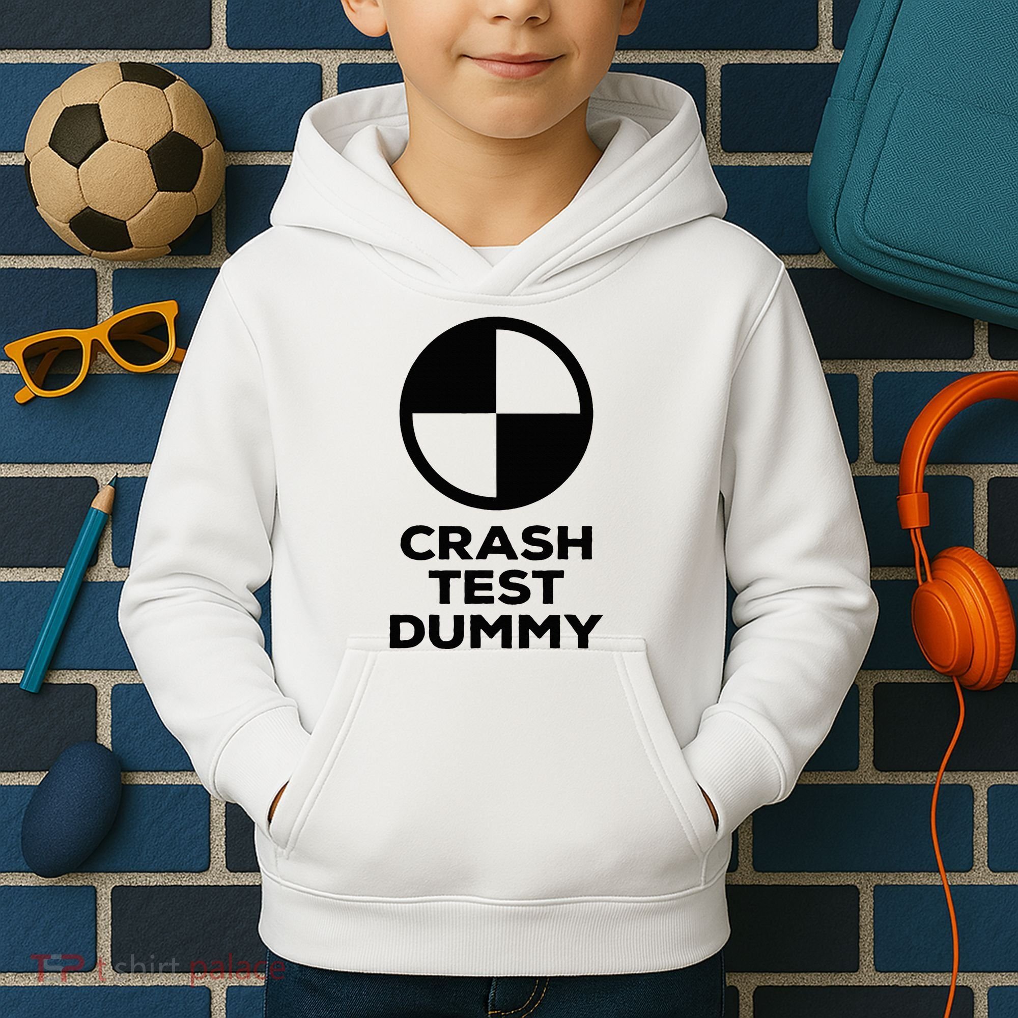Crash Test Dummy Crash Test Dummy Costume Kids Hoodie
