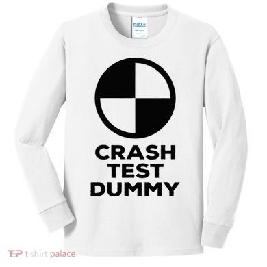 Crash Test Dummy Crash Test Dummy Costume Kids Long Sleeve Shirt