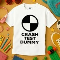 Crash Test Dummy Crash Test Dummy Costume Kids T-Shirt thumb 3